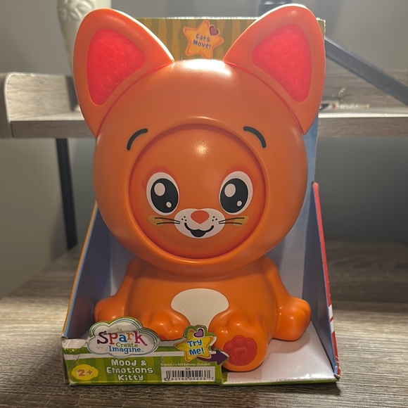 Orange Learning Toy with Spherical Shape and Friendly Expression - Picture 1 of 4